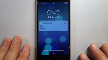 Replying from the lock screen with text messages for iPhone