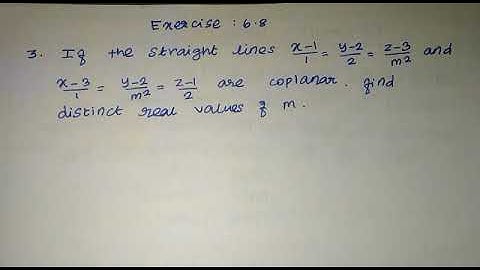 Class 12: Chapter - 6|| Exercise - 6.8||Q.NO:3