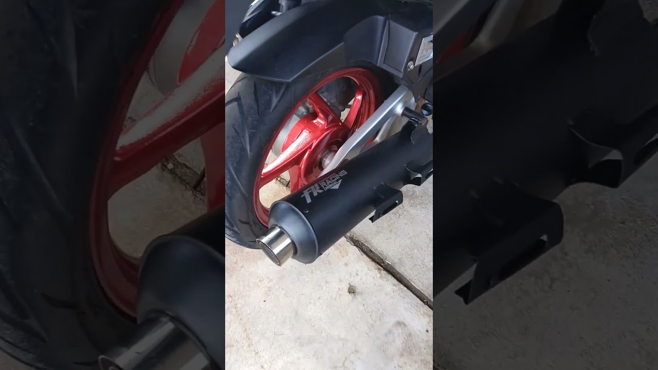 KALAU RAME KUBIKIN REVIEW NYA! knalpot vario standar racing adem by fk racing 