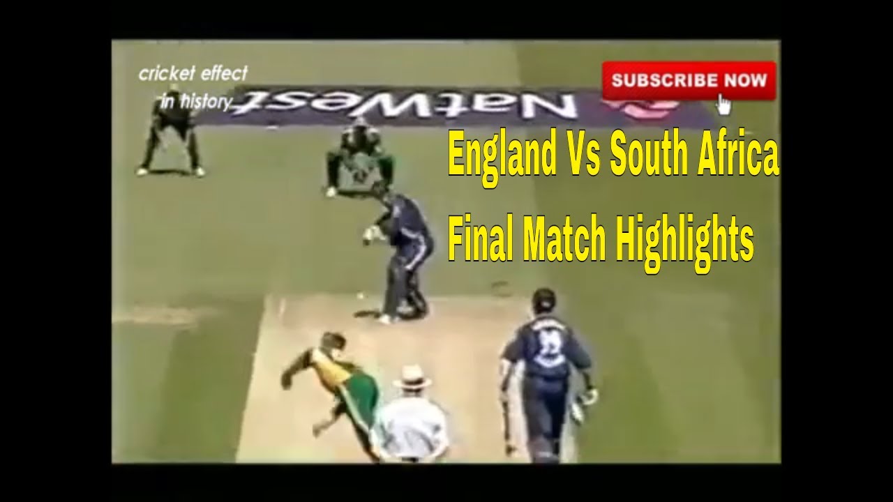 Net West Series at Lords Final Odi Match England Vs South Africa 12/7/ 2003