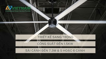 MaxAir HVLS Fan - Quạt trần công nghiệp maxAir
