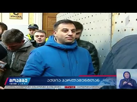 აქცია საკანონმდებლო ორგანოსთან