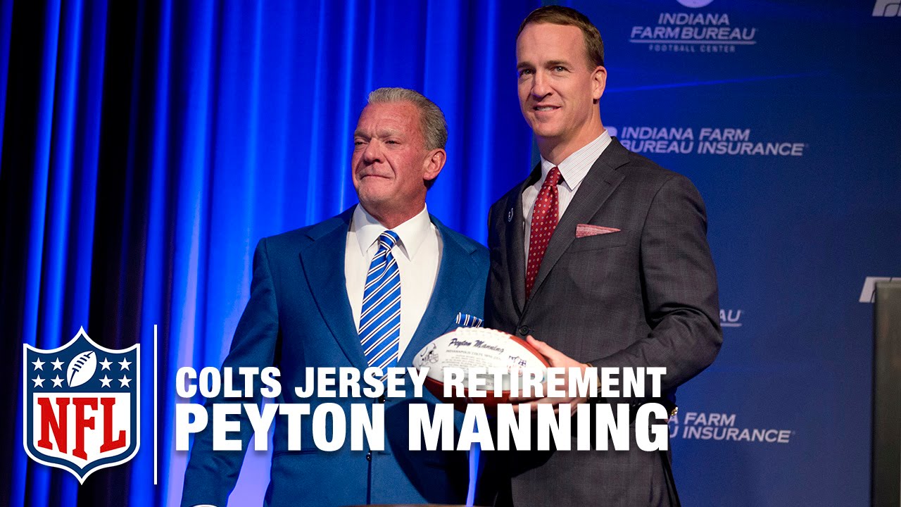 Colts retire Peyton Manning's No. 18 jersey