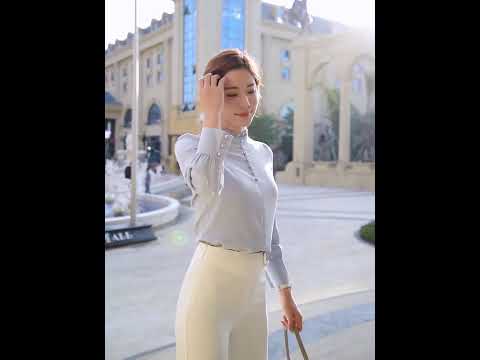 เสื้อทำงานผู้หญิงแขนยาวเรียบหรู ราคาถูก By uFashionWork