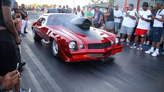 SOME OF THE FASTEST NITROUS AND TURBO GRUDGE CARS OUT THIS YEAR WERE AT THIS DRAG RACING EVENT