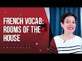 French Vocabulary for Rooms of the House