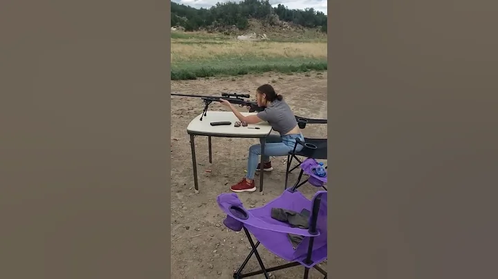7mm mag recoil with muzzle brake. 100lb wife shoot...