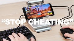 I Tried Out For A Mobile Fortnite Clan While Cheating - i tried out for a mobile fortnite clan while cheating duration 15 24