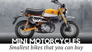10 Smallest Motorcycles and Mini Bikes with Engines that You Can Actually Buy