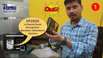 VF100X Facial Recognition Biometric Attendance machine Unboxing | FaceIT Systems