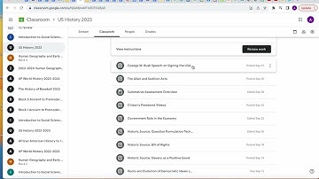 USH Unit 1 Summative Assessment Screencast