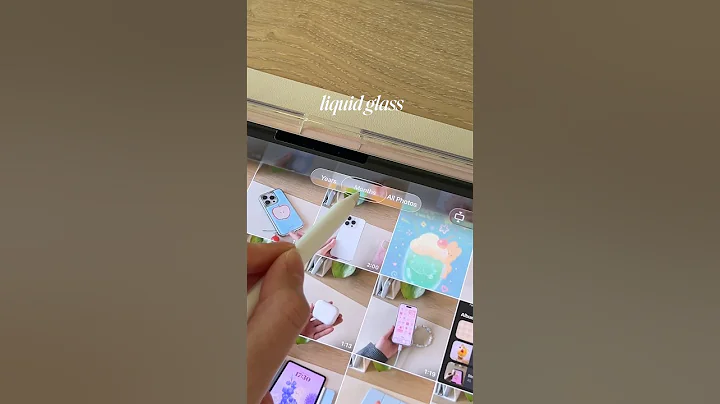 iPadOS 26 in liquid glass 🧊✨ #iPad #iPasOS26 #iOS #iOSupdate #wallpaper #lockscreen