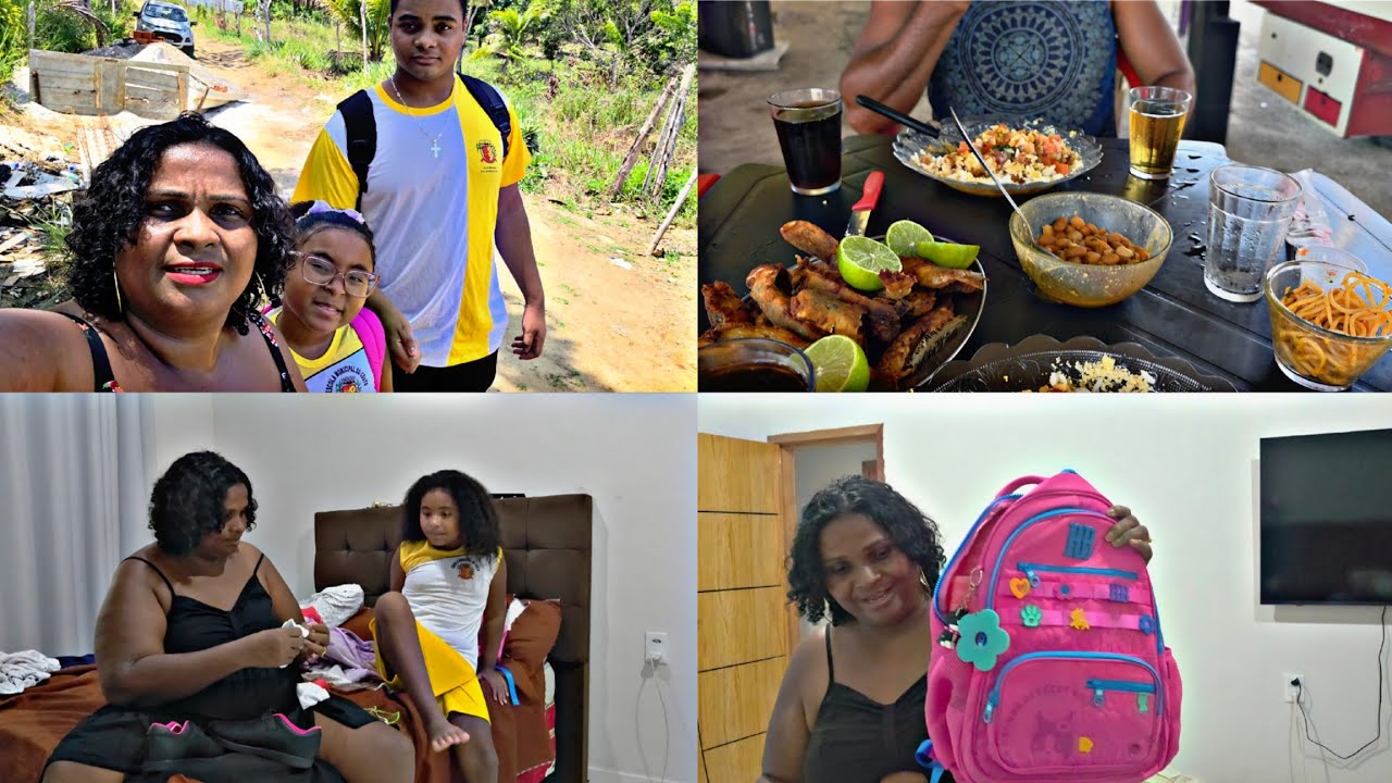 VLOG DE ROTINA PRIMEIRO DIA de AULA dos meus filhos 2026 |Presley e katiele | vida no campo💞🙌🦋