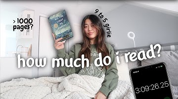 how much do i ACTUALLY read in a week as a 9-5 girlie? | *realistic* reading vlog 📚