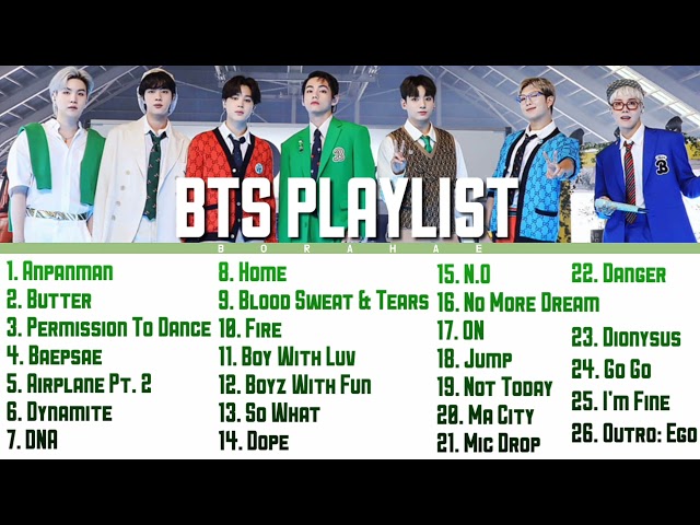 BTS BEST SONGS PLAYLIST 2021 [UPDATED] class=