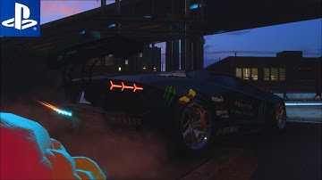 NFS-Need For Speed Unbound-Lamborghini Aventador S- Michael Schumacher 360 tunnel turn #playstation