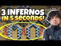 KLAUS swiped 3 INFERNOS with his ROYAL CHAMPION! Clash of Clans eSports