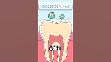"Exploding Teeth? The Bizarre Dental Phenomenon!" #shorts #animation #teeth
