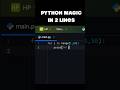 Python star pattern in 2 lines 💻✨