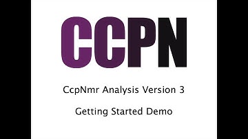 CcpNmr AnalysisAssign V3 - Getting Started Demo