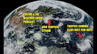 Joe & Joe Weather Show Non Tropical Storm System Virginia North Carolina, Rain Moves North Tonight