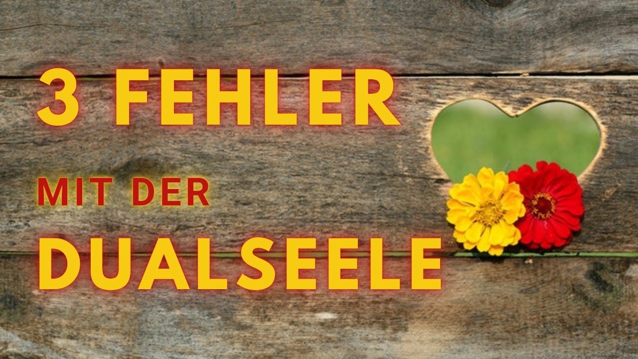 3 häufige Fehler mit der Dualseele