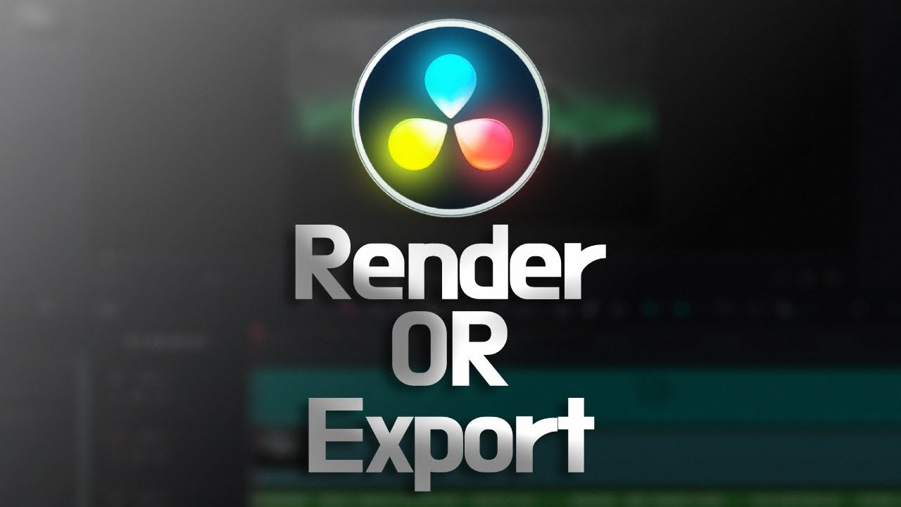 How to Render Videos in DaVinci Resolve (More than one way) - YouTube