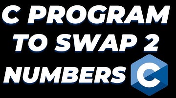 C program to swap two numbers using third variable tutorial