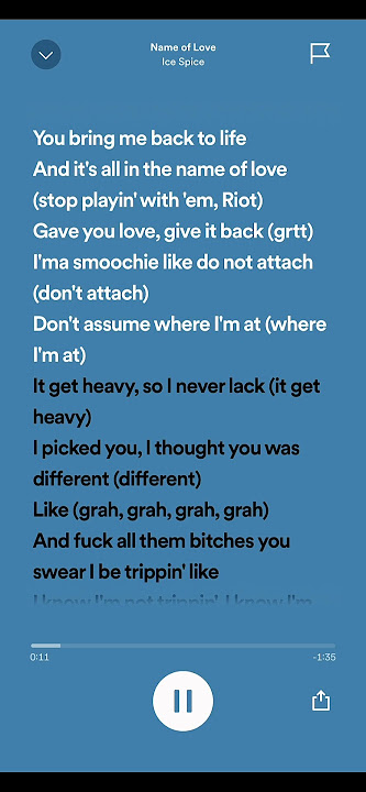 Name of love - Ice Spice