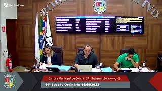 Câmara Municipal de Colina - SP - 14ª Sessão Ordinária 18/09/2023