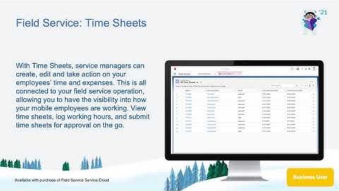 Service: Field Service Time Sheets