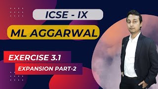 ICSE class 9 maths expansion Ml Aggarwal ex-3.1 solution part -2