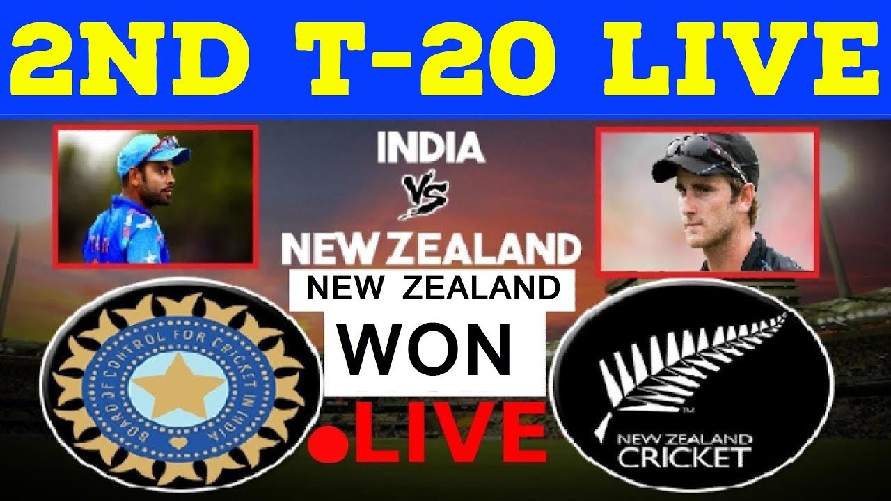 Live 2st T-20 Ind Vs NZ New Zealand Beat India By 40 Runs To Level Series 1-1