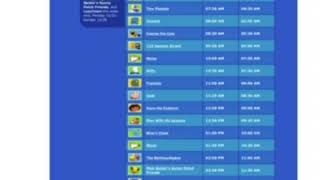 Noggin Schedule (Friday, November 26, 2004)