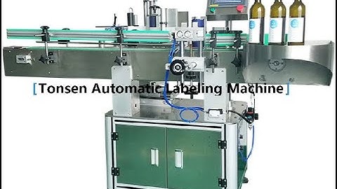 Full-automatic labeling Machine Setting Video -TonsenBrew