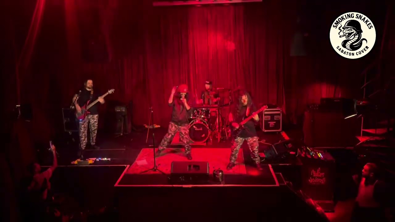 Smoking Snakes Sabaton Cover Brasil - The Last Stand live