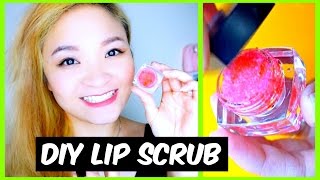 Cách Làm Tẩy Da Chết Cho Môi Tại Nhà Đơn Giản |  Lip Scrub DIY ♡ BeeSweetiee