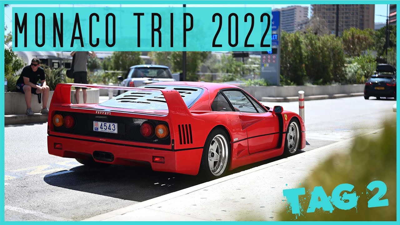 Monaco Carspotting Vlog 2022 #2 | Ferrari F40, F50, F12 TDF, Ford GT, Porsche Carrera GT