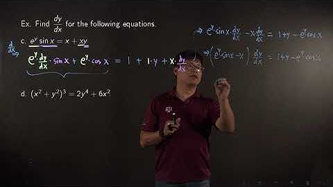 Math151 Implicit Differentiation