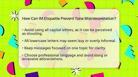 How Can IM Etiquette Prevent Tone Misinterpretation? - Virtual Communication Hub
