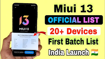 Miui 13 supported devices list | Miui 13 features, India release date, redmi note 10 pro, note 8