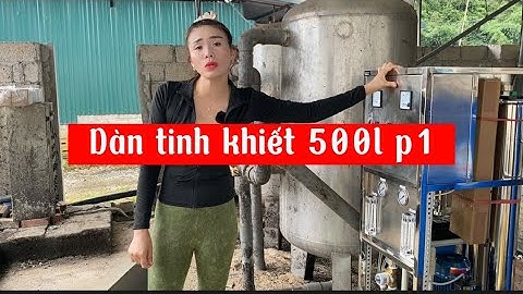 Lắp dàn lọc tinh khiết 500l tại Cao Bằng