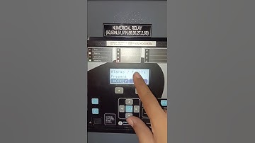 how to reset fault in Alstom/GE/ Schneider relay #protectiondevice #dronveer  #schneider #alstom#mcb
