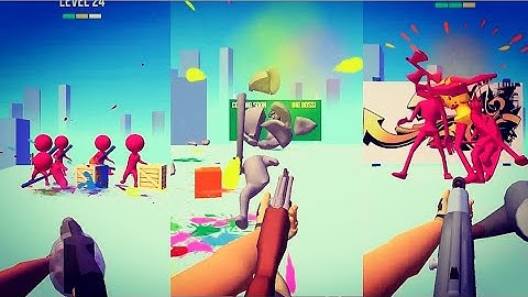 Paintball Shoot 3D - Knock them all gameplay / android game /shooting game