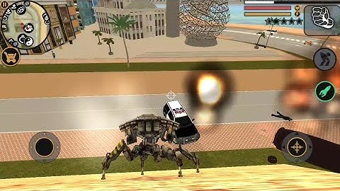 Vegas Crime Simulator #105 Giant Robot Spider (Naxeex LLC) Android Gameplay HD