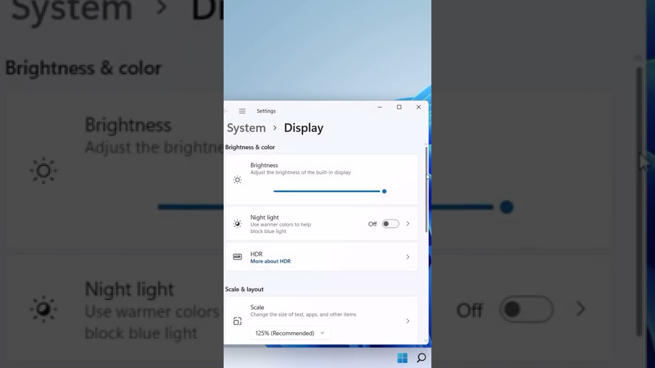 Change refresh rate