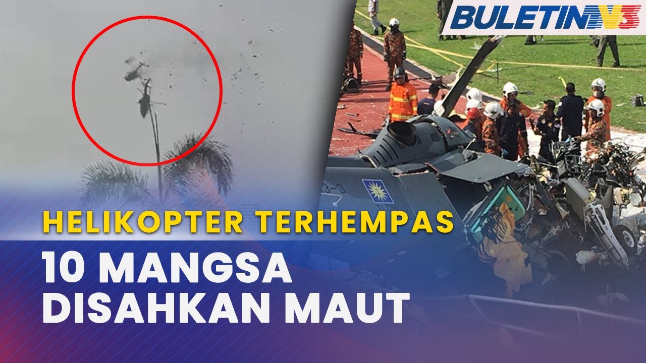 HELIKOPTER TERHEMPAS | Dua Helikopter TLDM Berlanggar Di Udara Ketika Raptai
