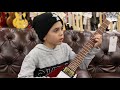 9- Year- Old Jayden Tatasciore playing a Gibson Custom Shop Historic Flying V