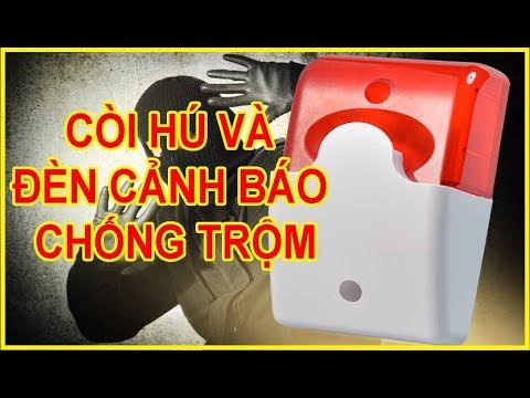 Còi Cảnh Báo tích Hợp Đèn Chống Trộm mới 2021】- 0965668838 - YouTube