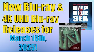 New Blu-ray & 4K UHD Blu-ray Releases for March 18th, 2025